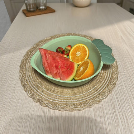 WEAVEMYTH 15" Braided Round Placemats (Set of 6)