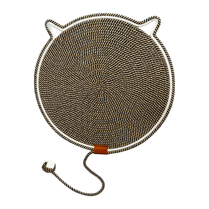 WEAVEMYTH Natural Cotton Cat Scratcher Mat-19.7in
