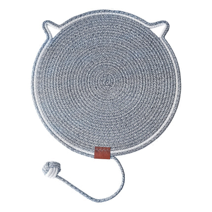 WEAVEMYTH Natural Cotton Cat Scratcher Mat-19.7in