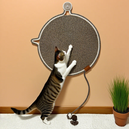WEAVEMYTH Natural Cotton Cat Scratcher Mat-19.7in